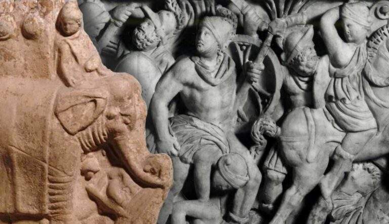 sarcophagus battle ipsus elephant gaul