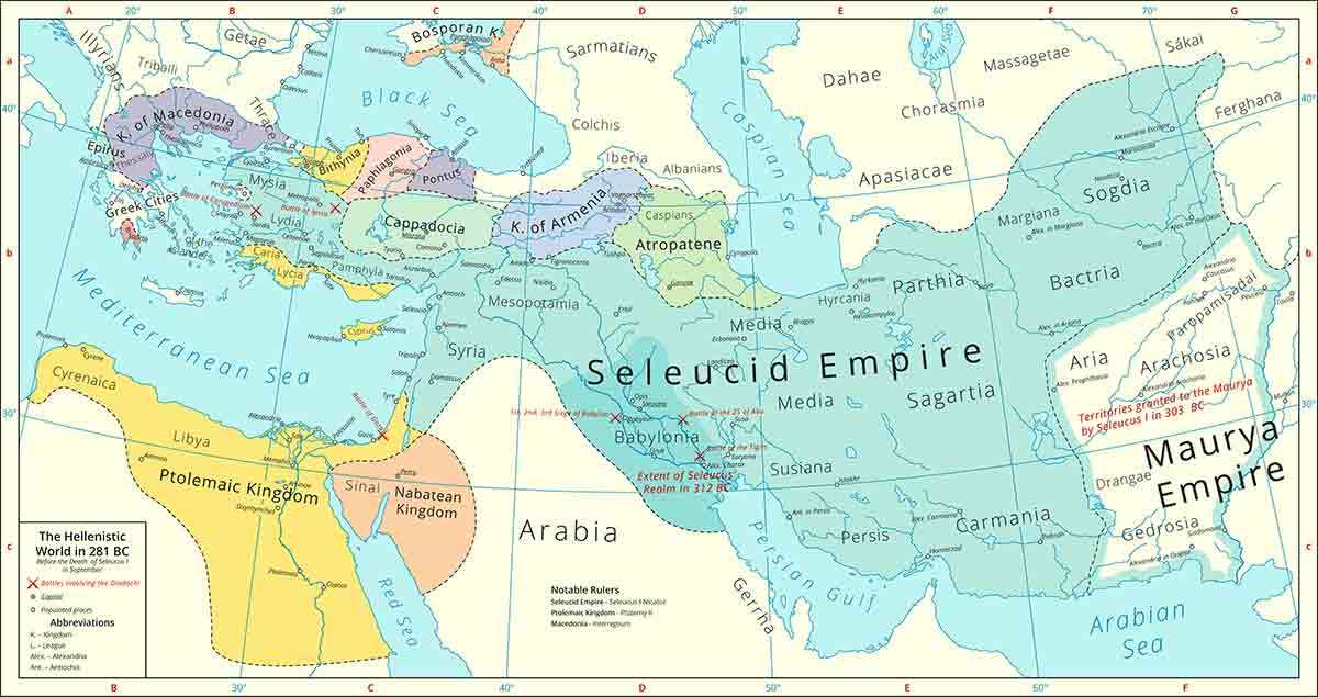 seleucid empire at its height