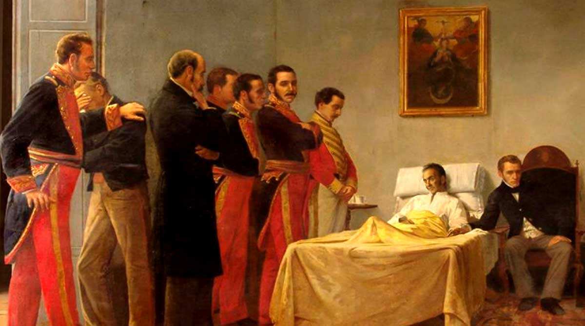 simon bolivar death