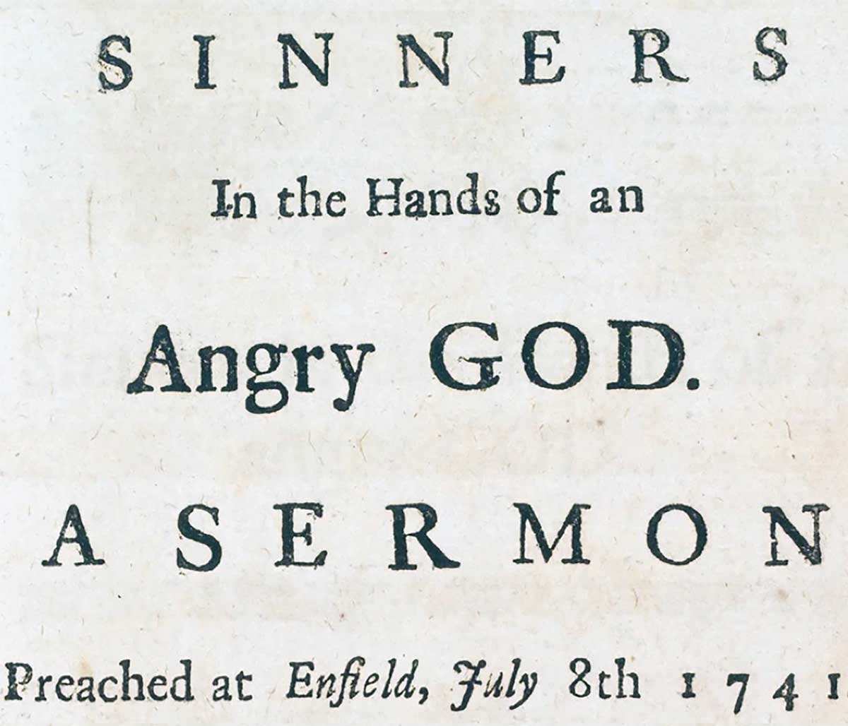 sinners in angry hands of god jonathan edwards