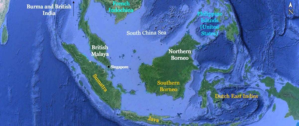 southeast asia google earth