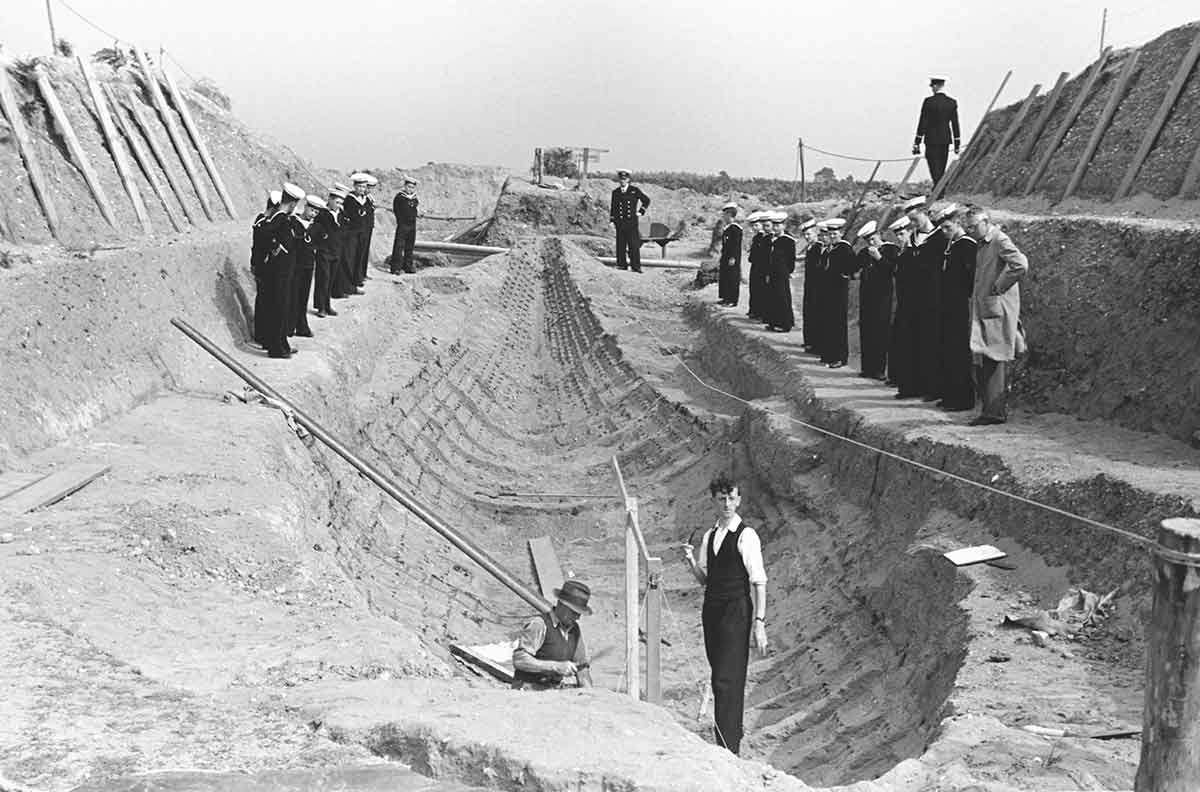 sutton hoo excavations photo