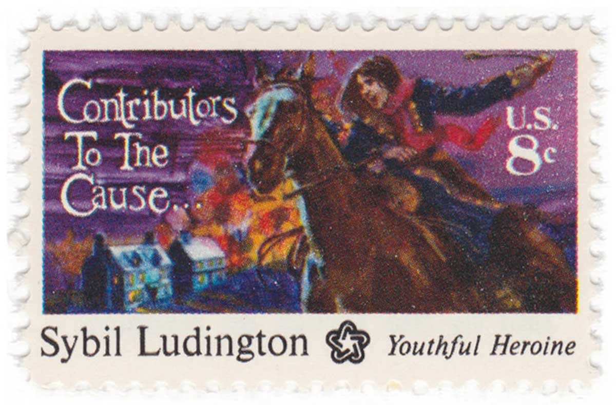 sybil ludington postage stamp