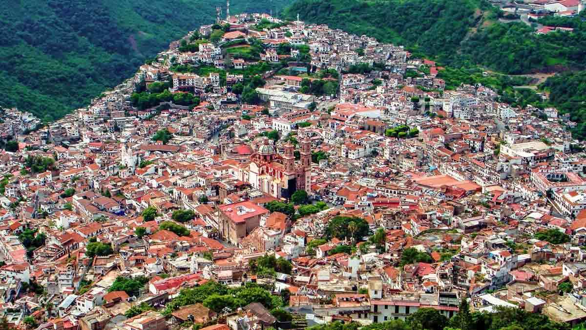 taxco guerrero state view