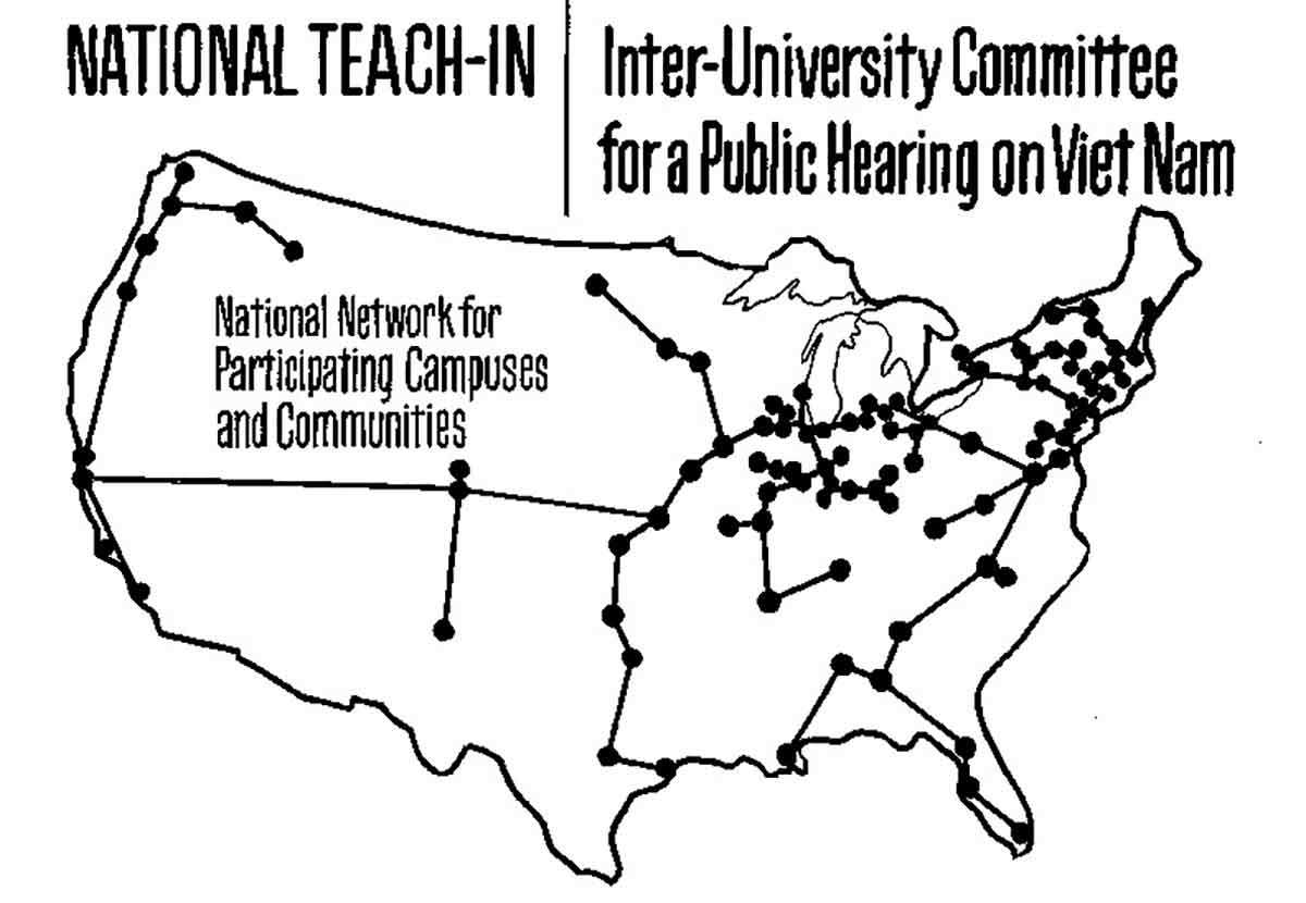 teach in 1965 michigan vietnam professors