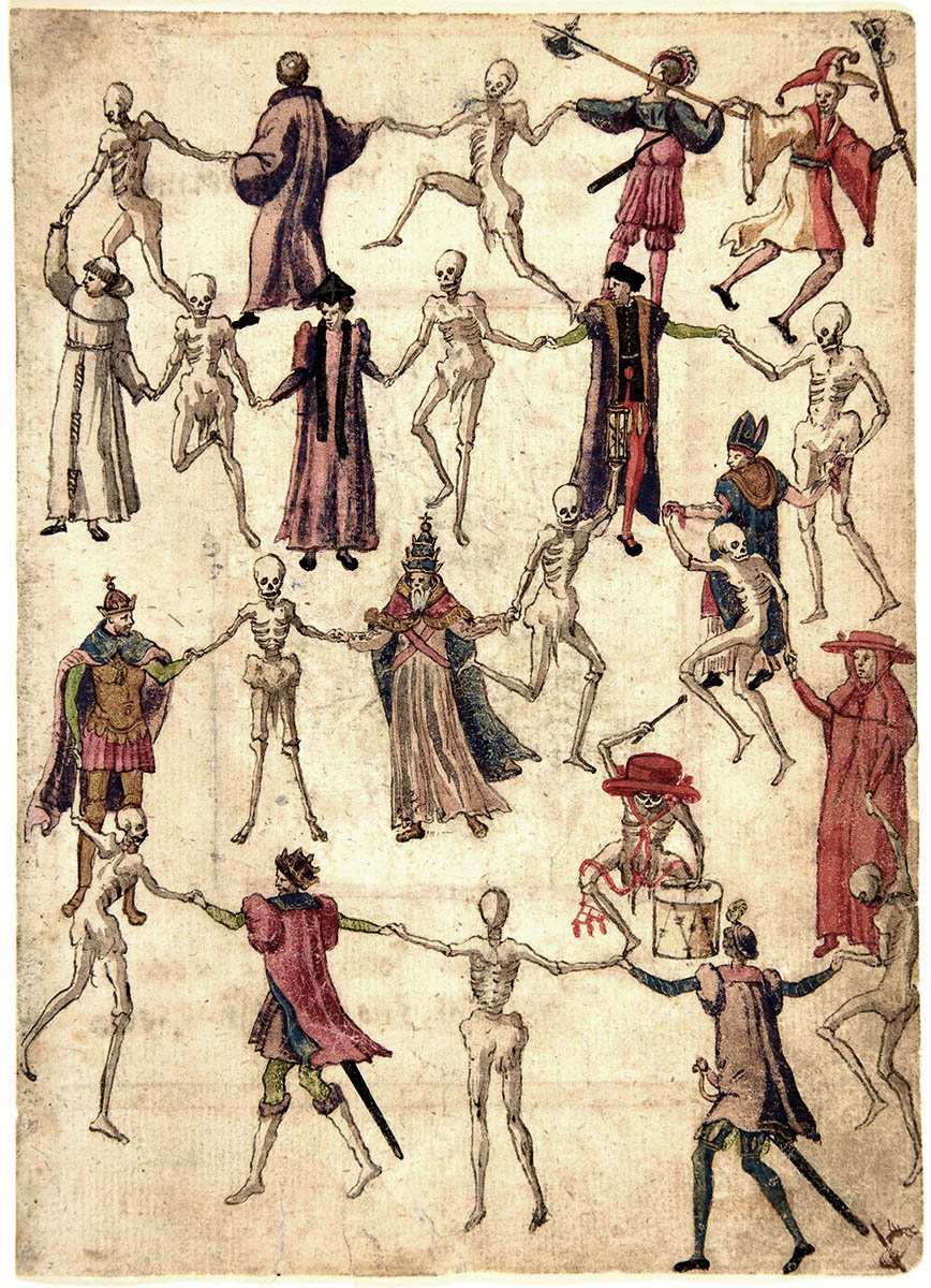 the dance of death drawing