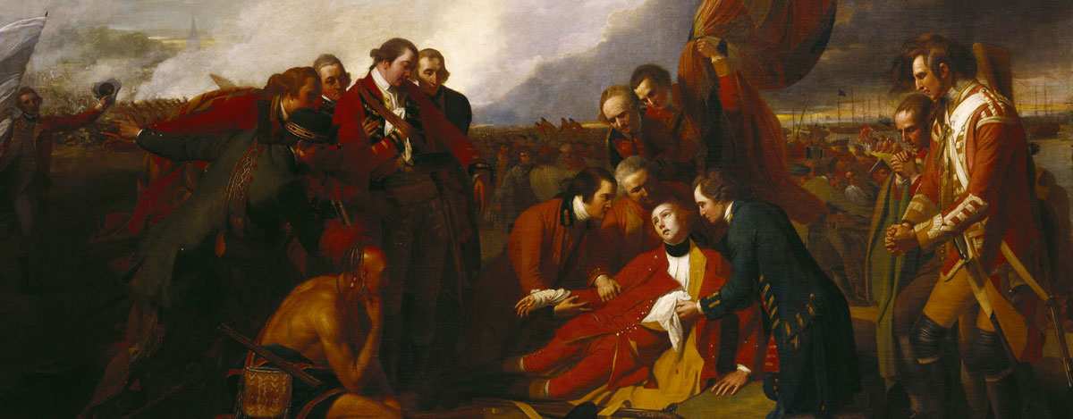 the death of wolfe benjamin west