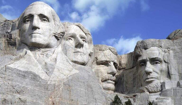 the four presidents on mount rushmore