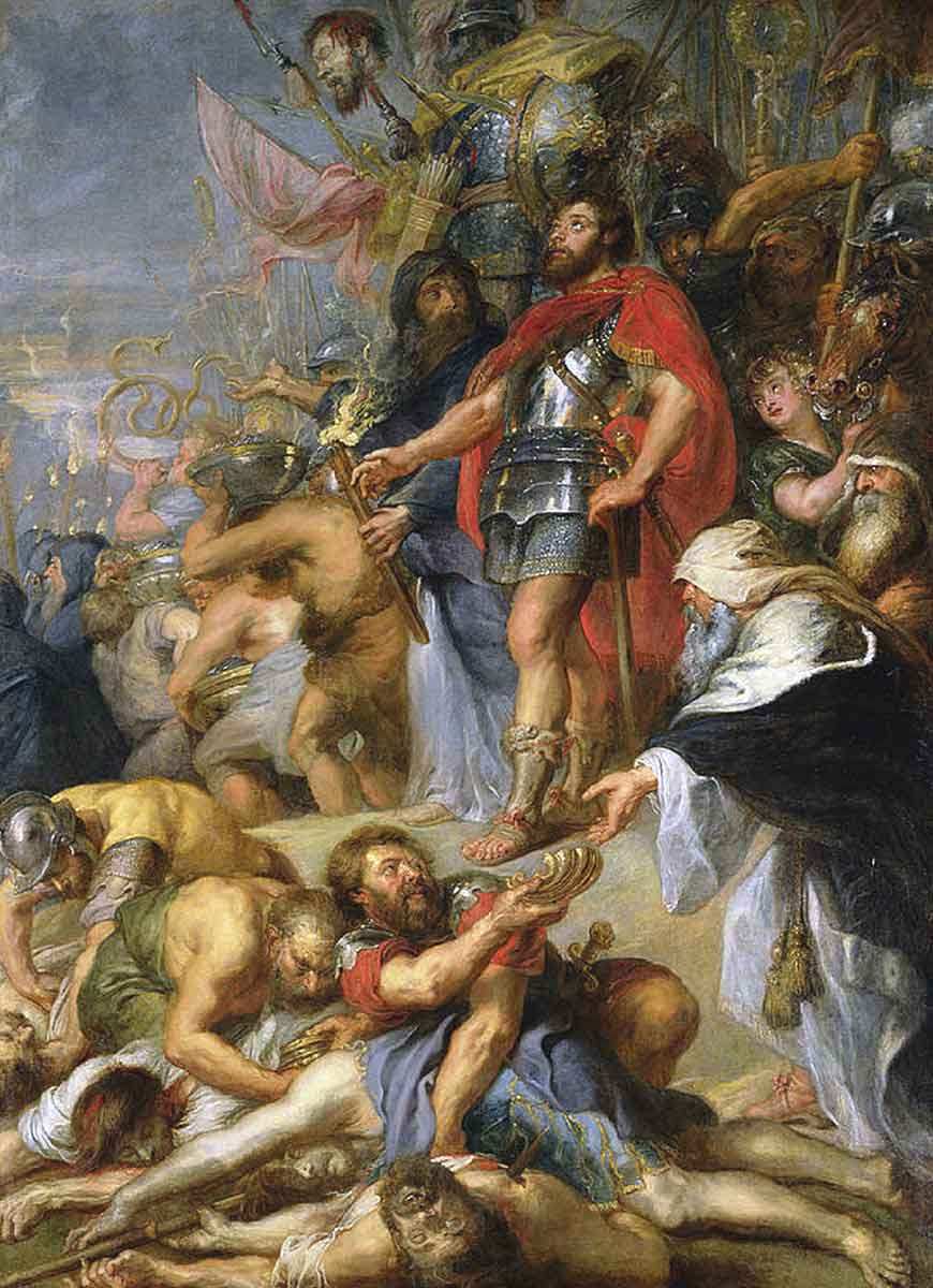 the triumph of judas maccabeus peter paul rubens