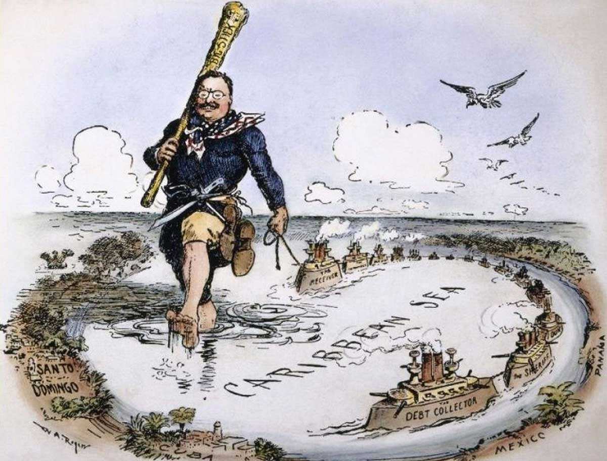 theodore roosevelt monroe doctrine corollary imperialism caribbean