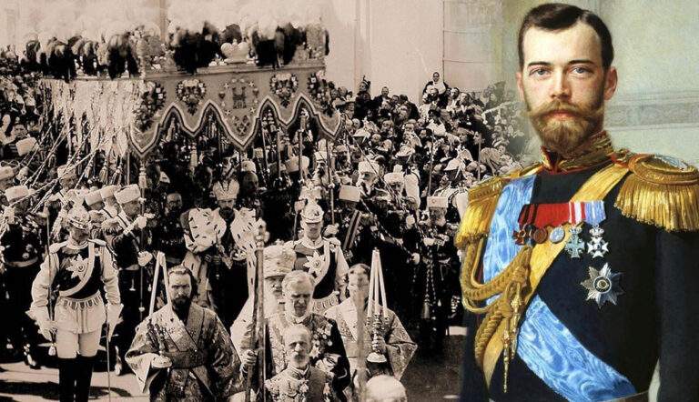 tsar nicholas ii procession coronation 1896