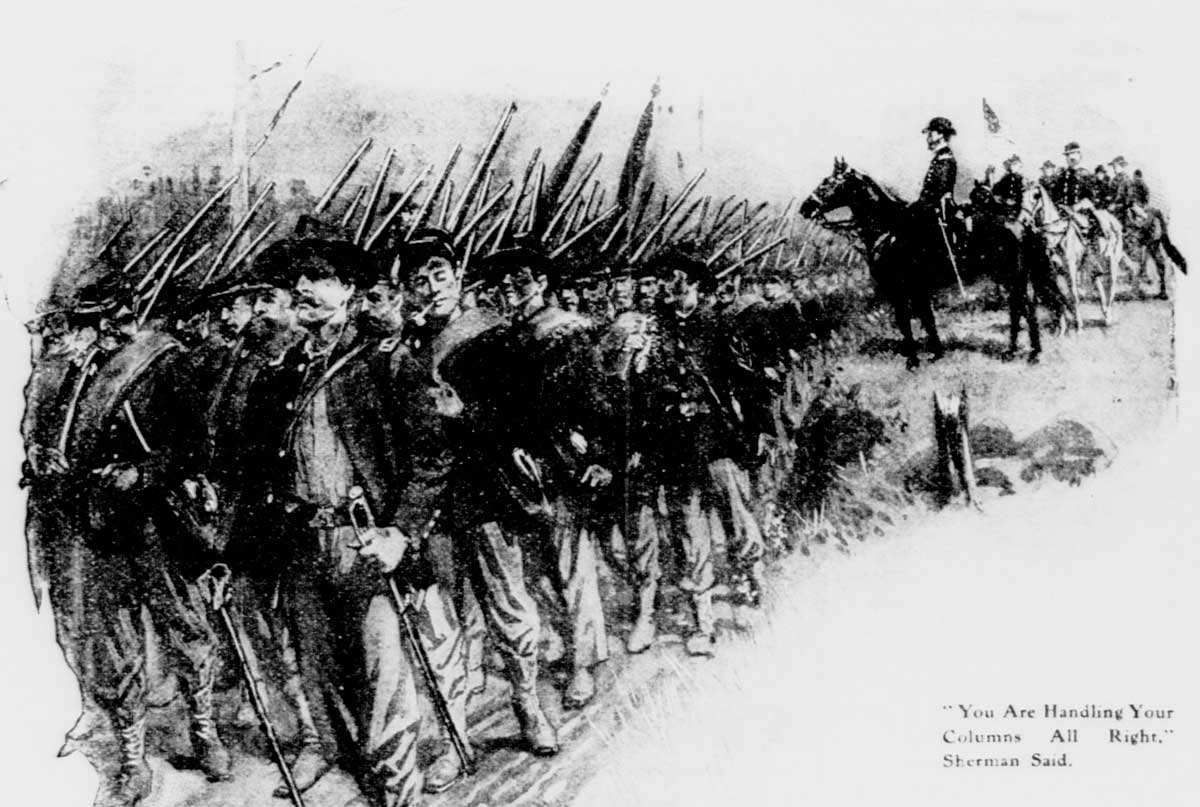 union soldiers sherman march 1864