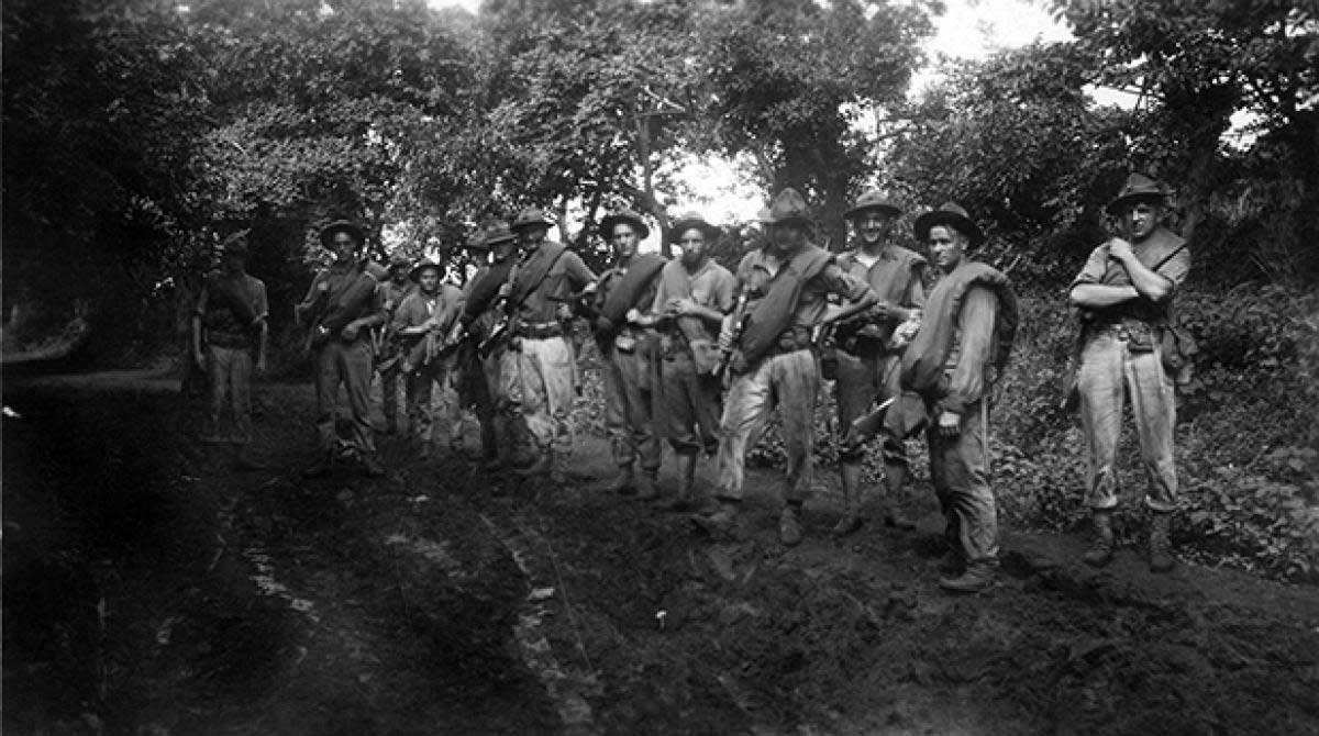 us marines nicaragua occupation patrol photo