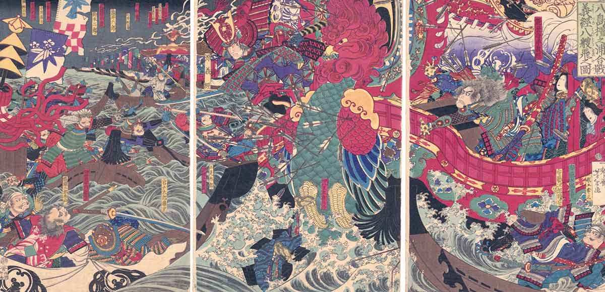 utagawa yoshitoshi yoshitsune dan no ura