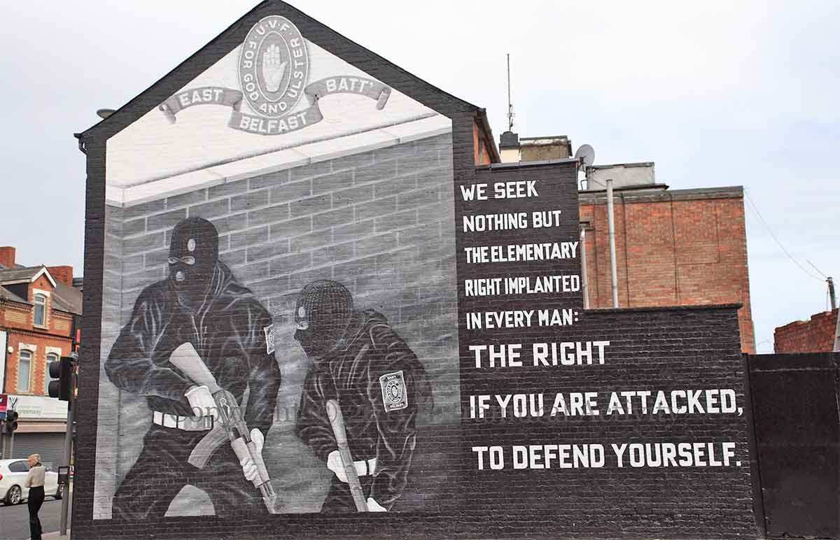 uvf mural belfast