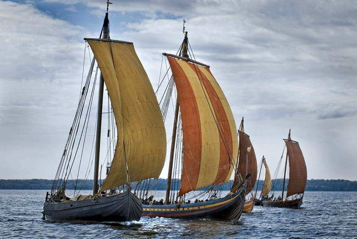 viking long ships