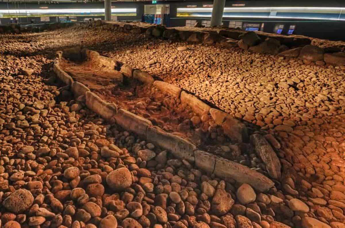 viking settlement remains longhouse