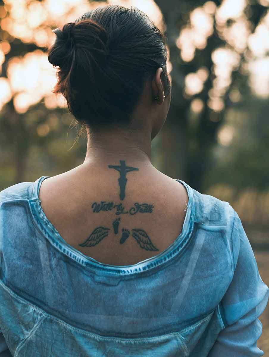 walk by faith tattoos in the bible